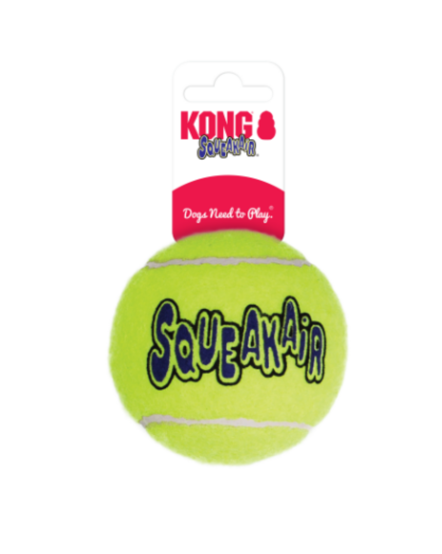 KONG Air Squeaker Tennis Ball Dog Toy - Small