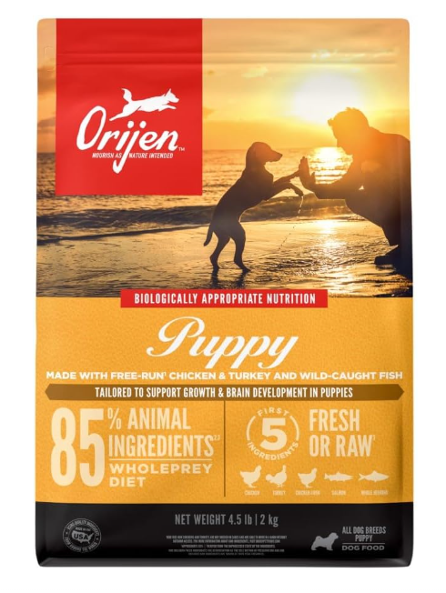 ORIJEN Puppy Dry Dog Food 4.5lb