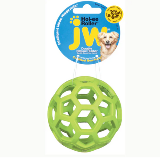 JW Pet Hol-ee Roller Dog Toy, Small - (Colors May Vary)