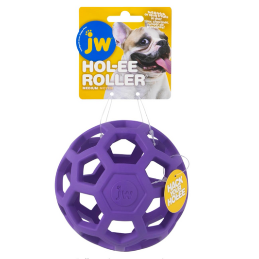 JW Pet Hol-ee Roller Dog Toy, Medium - (Colors May Vary)