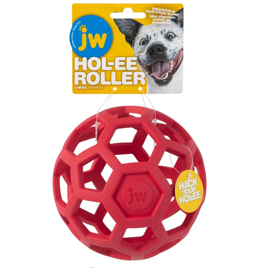 JW Pet Hol-ee Roller Dog Toy, Large - (Colors May Vary)