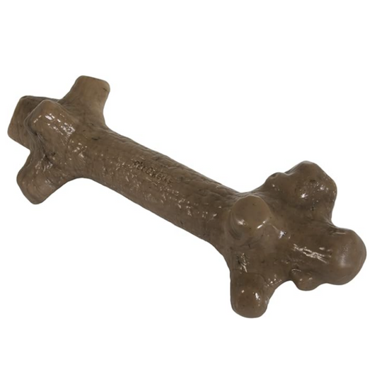 Pet Qwerks Nylon Stick BarkBone, Peanut Butter Flavor - 6"