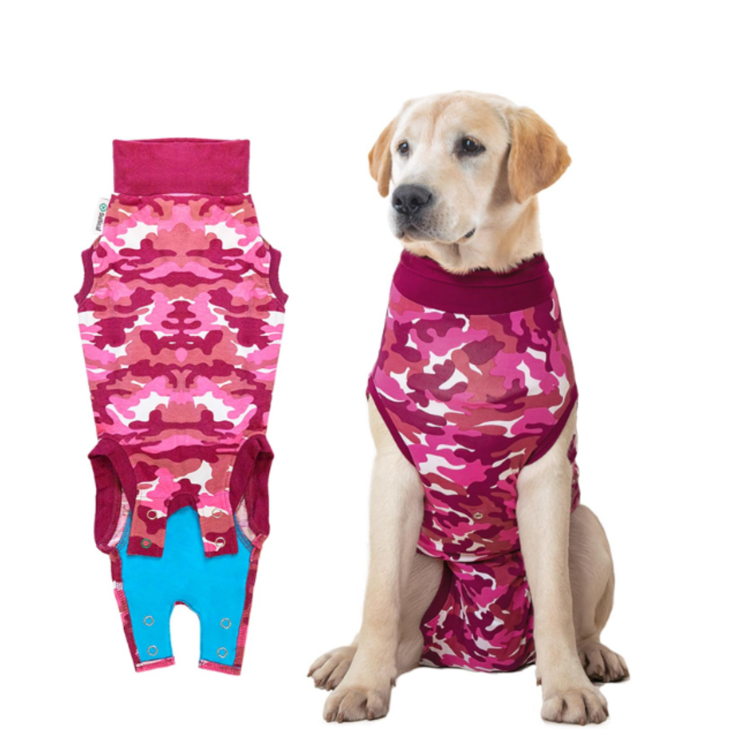 Recovery Suit L dog L-67cm PINK CAMO