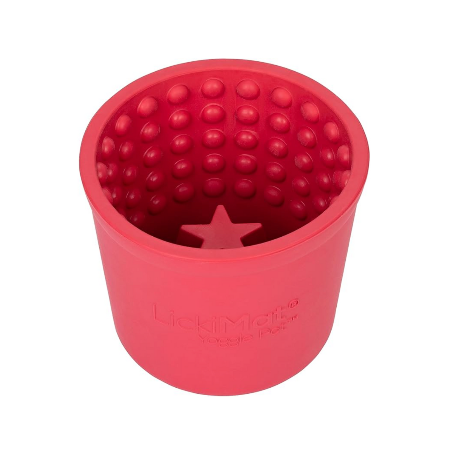 LickiMat Yoggie Pot Slow Feeder for Dogs - Pink