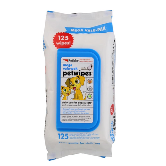 Petkin Mega Valu-Pak Pet Wipes -