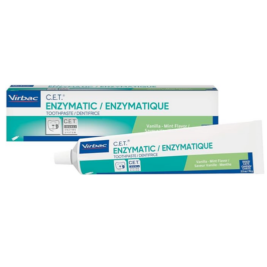 Virbac CET Enzymatic Toothpaste, Vanilla Mint Flavor - 2.5 oz