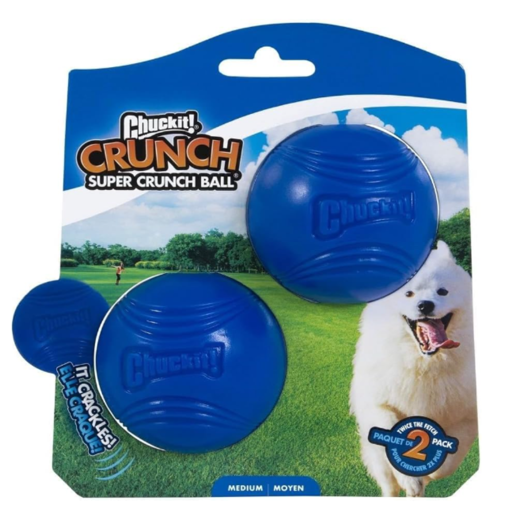 Chuckit Super crunch ball pack of 2