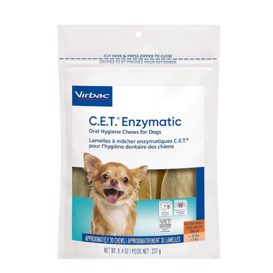 Virbac CET Enzymatic Oral Hygiene Chews, Beef - 8.4 oz