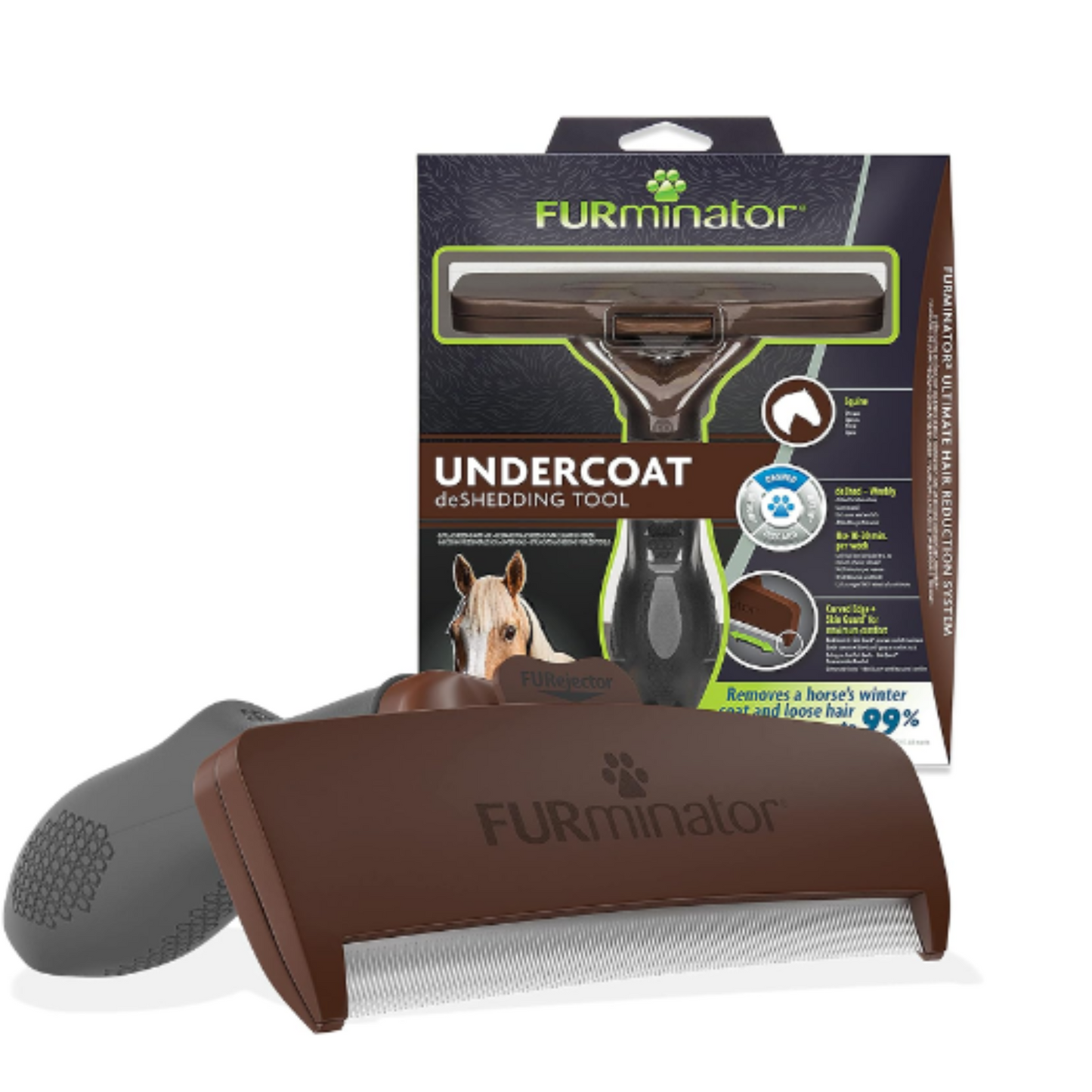 FURminator Undercoat deShedding Tool for Equine