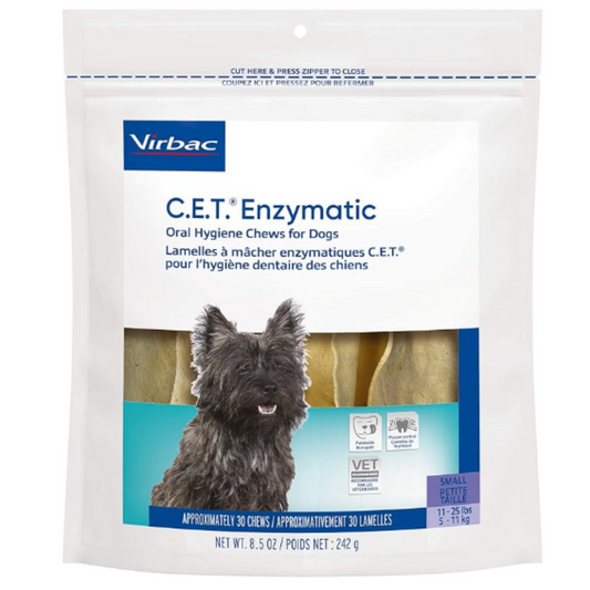 Virbac CET Enzymatic Oral Hygiene Chews, Beef - 8.5 oz