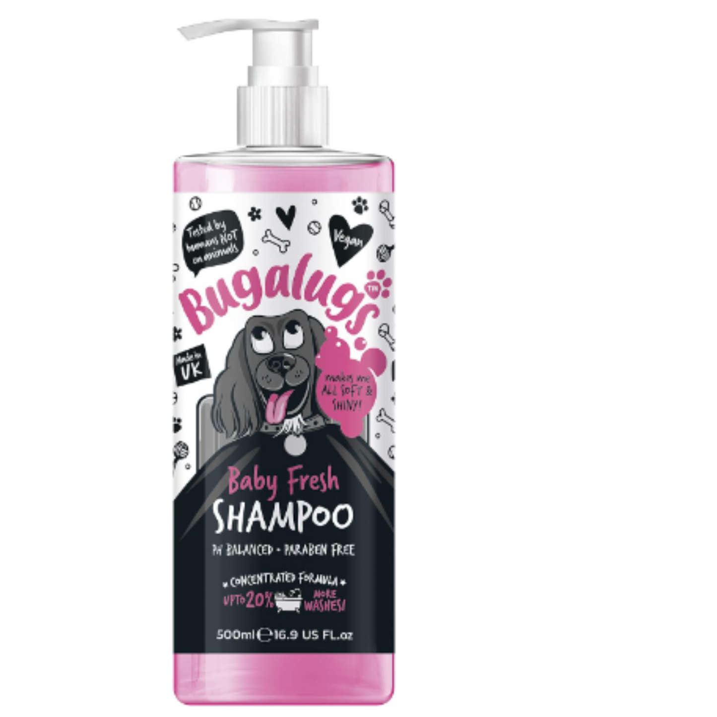 Bugalugs 'Baby Fresh' Dog Shampoo 500ml