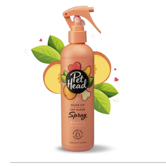 PET HEAD Quick Fix Dog Grooming Spray,300ml Peach