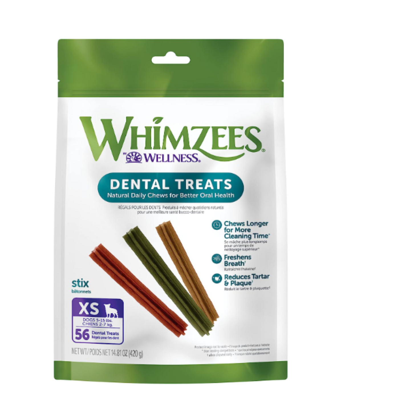 WHIMZEES STIX  XS 56 Dental Treat