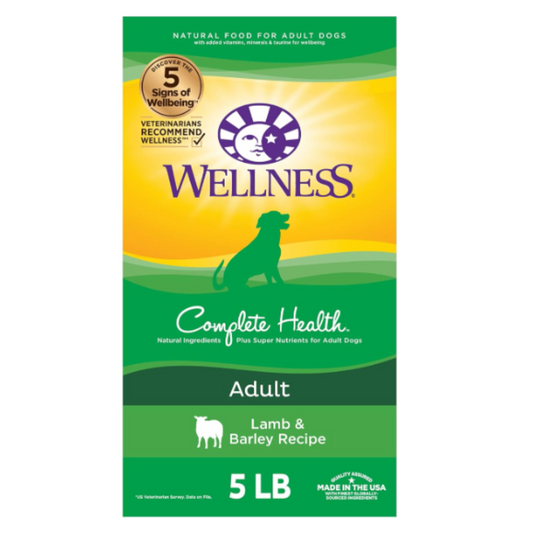 Wellness Complete Health Adult Grained Lamb & Barley - 5 lbs.