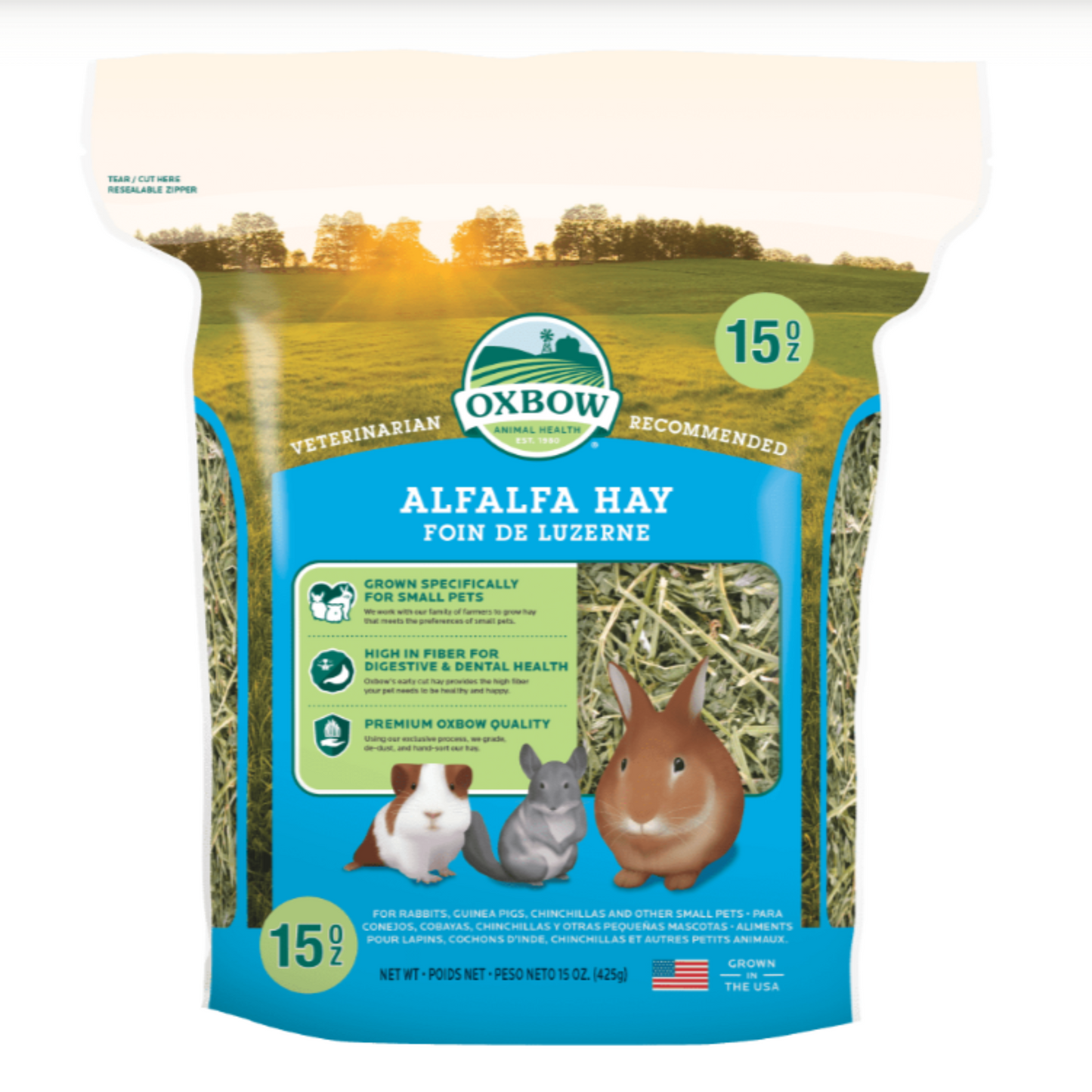 Oxbow Animal Health Alfalfa Hay - 15 oz.