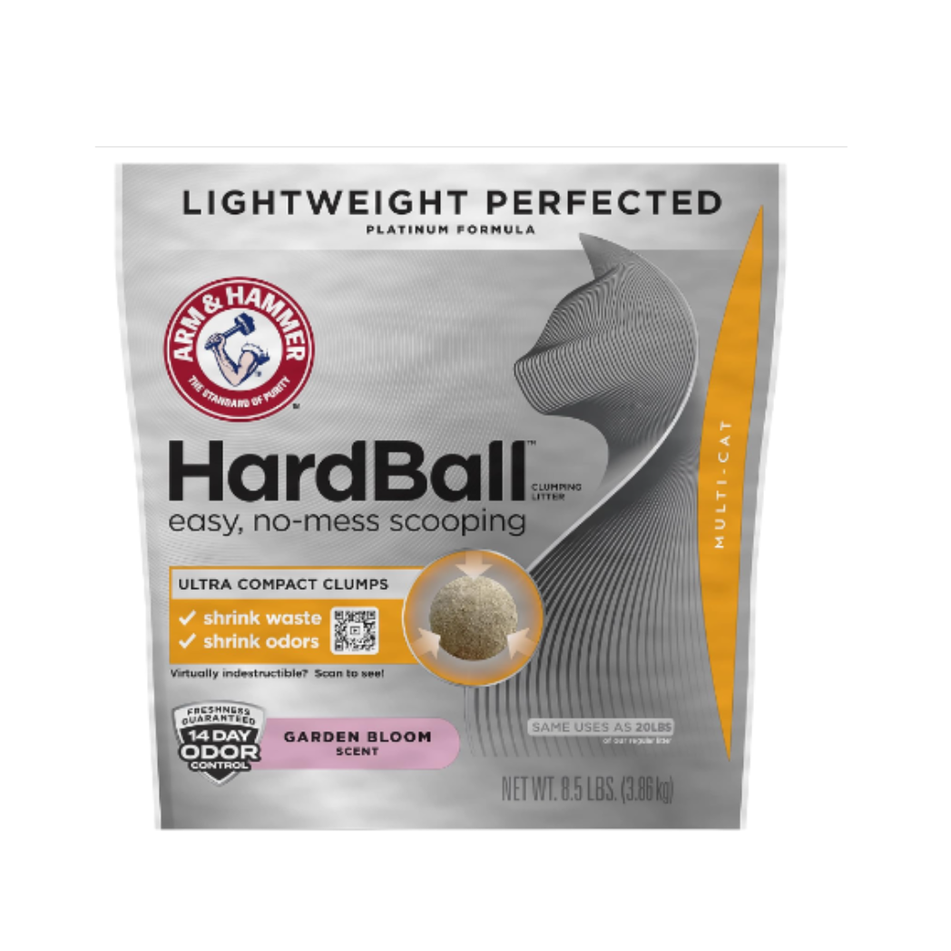 ARM & HAMMER Hard Ball Lightweight Garden Bloom Scent 8.5LB