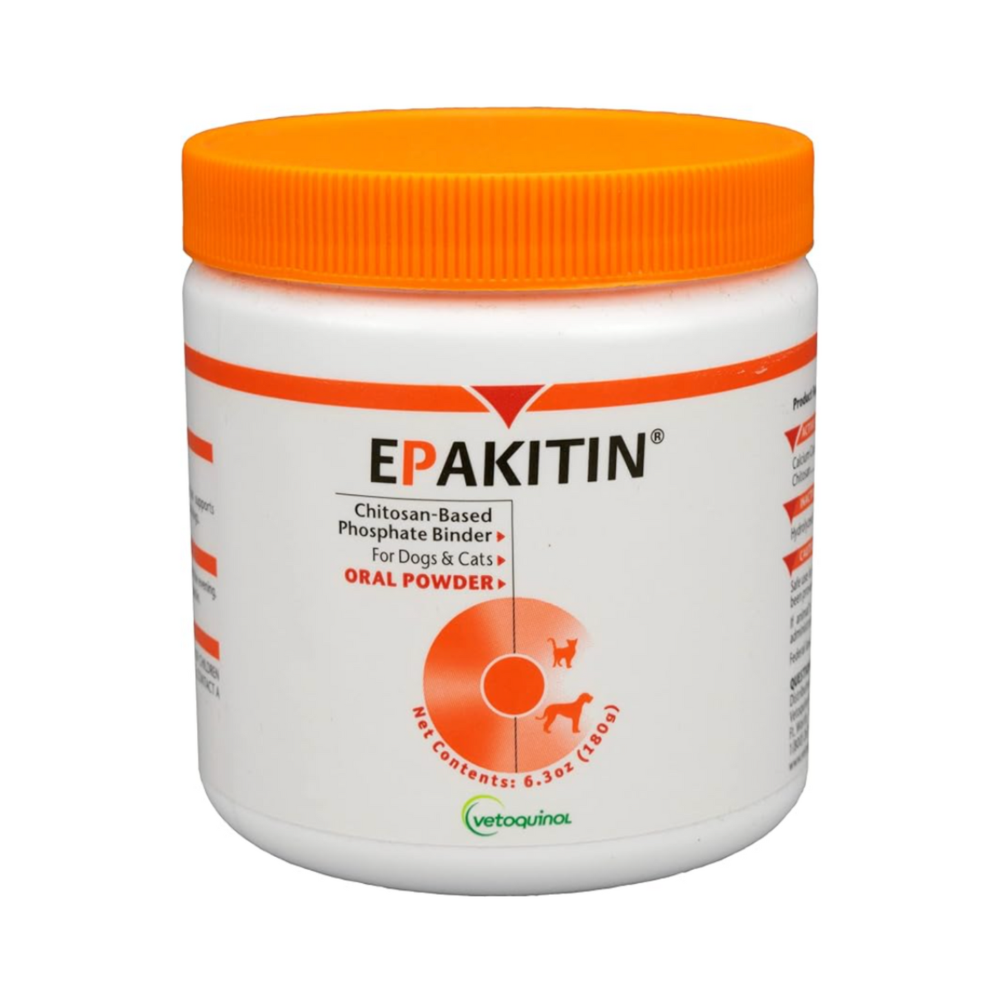 Vetoquinol Epakitin Renal Support Supplement Powder for Cats & Dogs - 180g