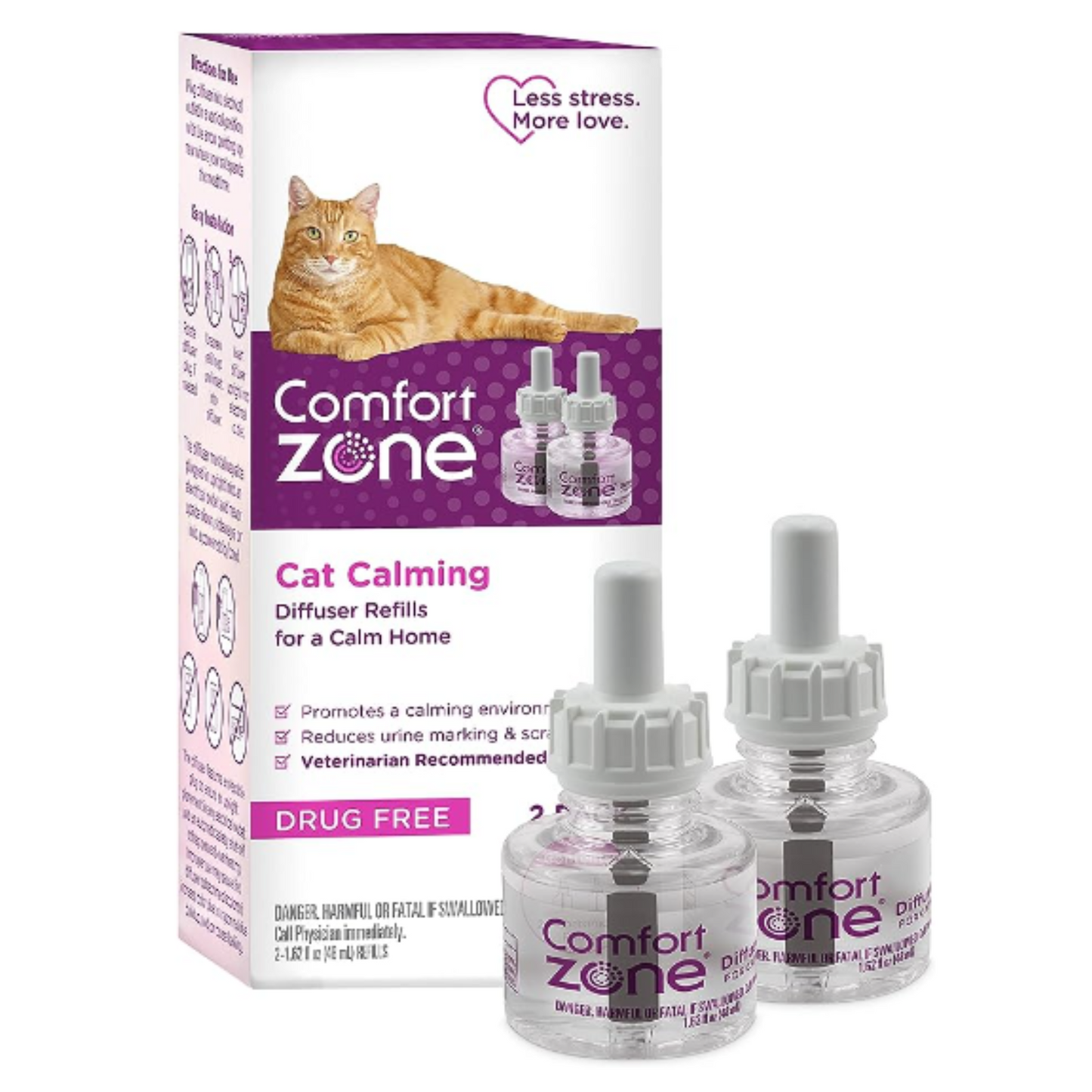 Comfort Zone Cat Calming Diffuser Refill (2-Pack)