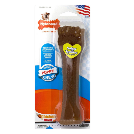 Nylabone Puppy Chew Bone Chicken Flavor - XL/Souper