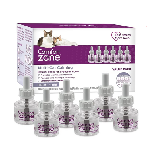 Comfort Zone Multi-Cat Calming Diffuser Refill (6-Pack)