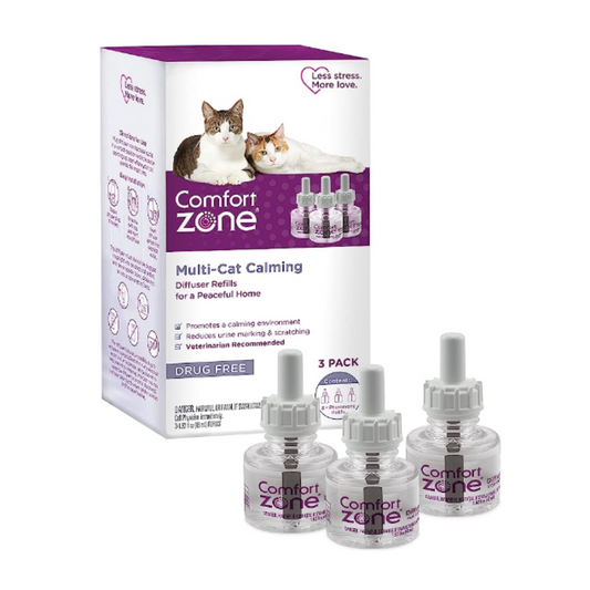 Comfort Zone Multi-Cat Calming Diffuser Refill (3-Pack)