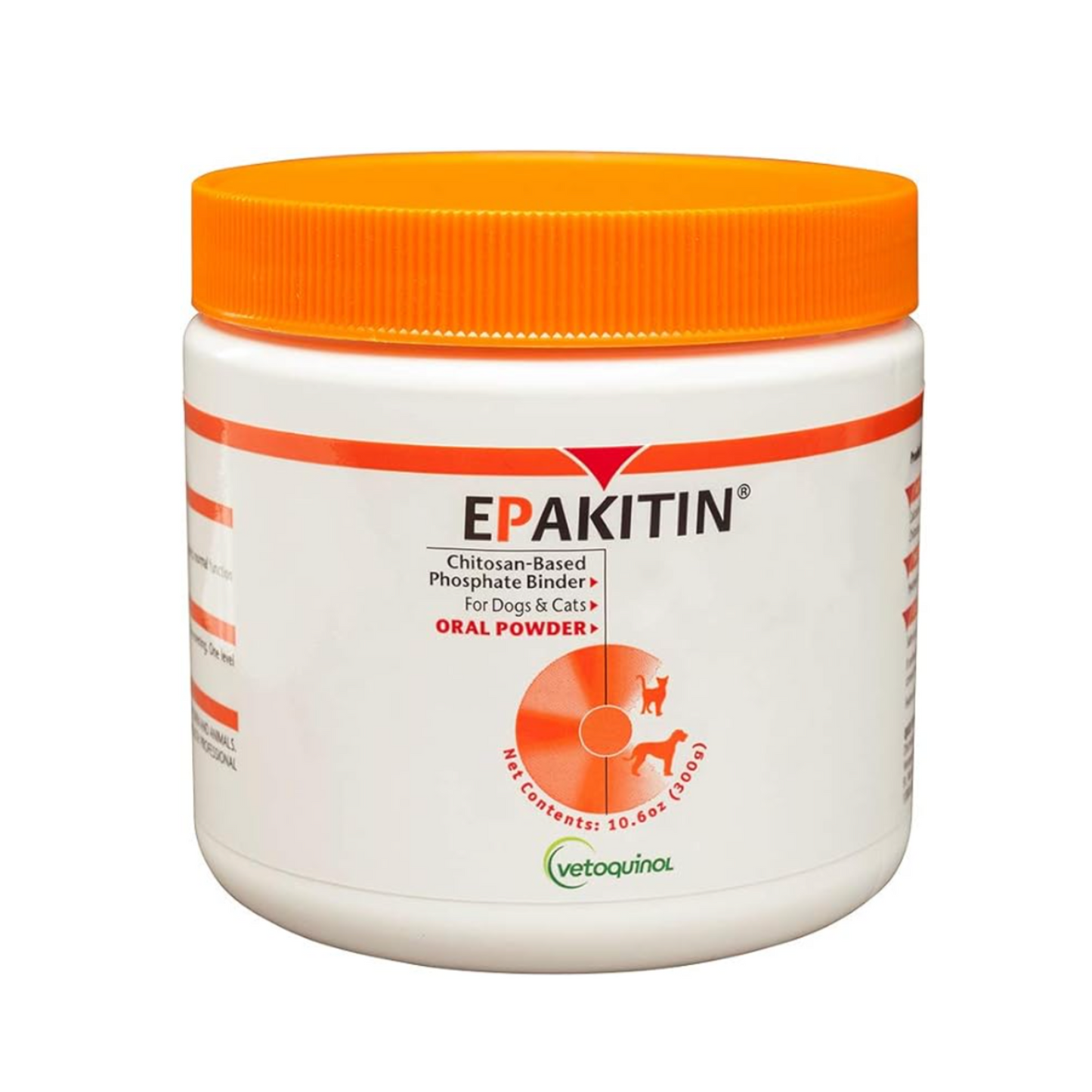 Vetoquinol Epakitin Renal Support Supplement Powder for Cats & Dogs - 300g