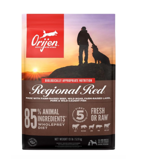 ORIJEN REGIONAL RED Dry Dog Food 13lb