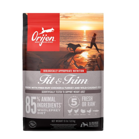 ORIJEN Fit & Trim Dry Dog Food 13lb