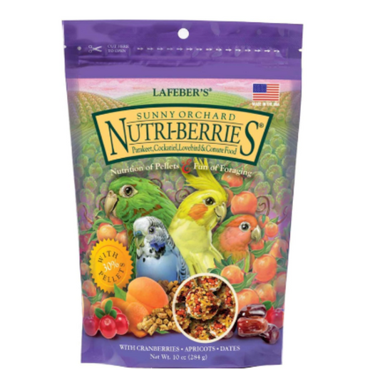 LAFEBER'S Sunny Orchard Nutri-Berries Pet Bird Food 10 oz