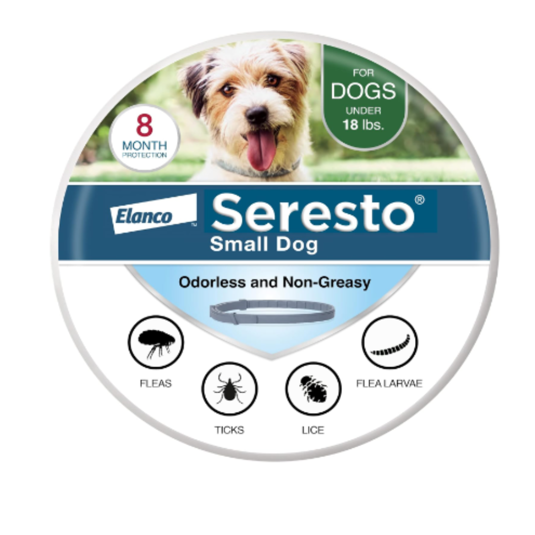 Seresto Small Dog Vet-Recommended Flea & Tick Treatment & Prevention Collar for Dogs Under 18 lbs.