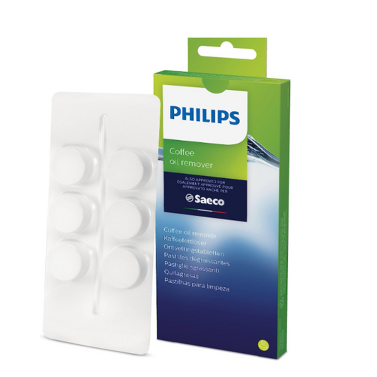 Philips CA6704/10 Coffee Grease Remover Tablets for Coffee Machines Pack of 6