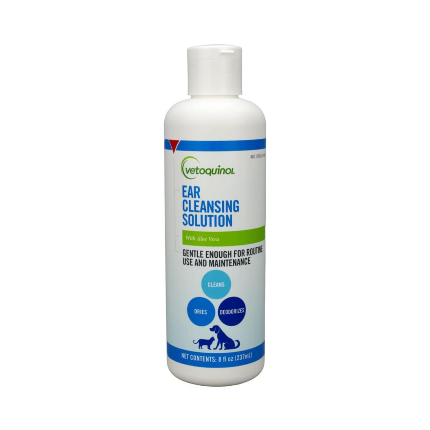 Vetoquinol Ear Cleansing Solution for Dogs and Cats - 8oz